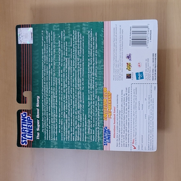 NFL Jamal Anderson Starting Lineup 1999 Football 2000 Extended Series Brand New - Picture 2 of 3